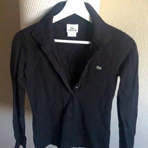 Lacoste black long sleeve